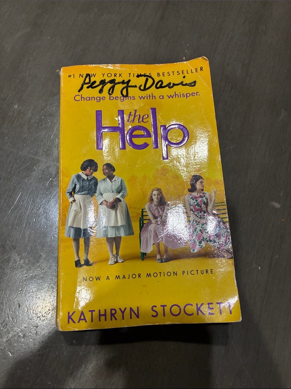 Free People Yellow Paperback with Purple Title